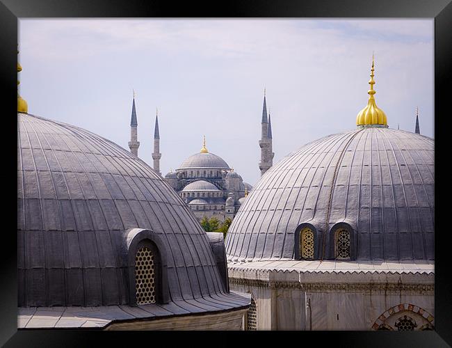 Hagia Sophia, Istanbul Framed Print by Edward Uwechue