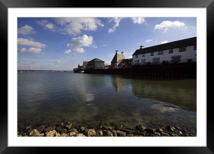 The Stour Estuary Manningtree Essex Framed Mounted Print by Darren Burroughs