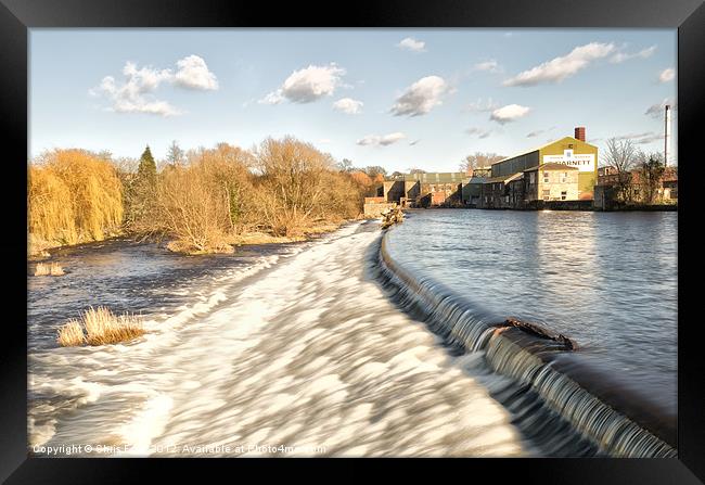 Cascades at Otley Framed Print by Chris Frost