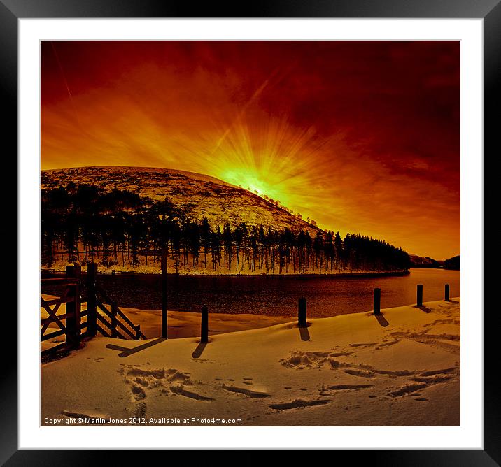 Chill Winter Comes to Howden Framed Mounted Print by K7 Photography