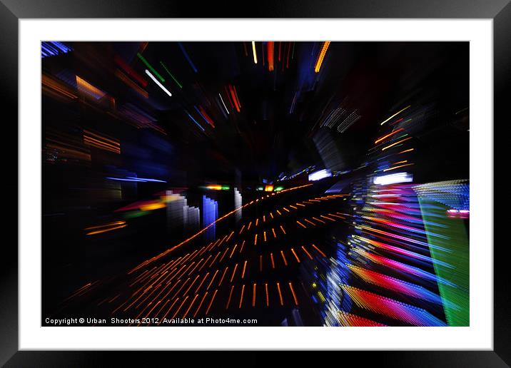 Psychedelica Framed Mounted Print by Urban Shooters PistolasUrbanas!