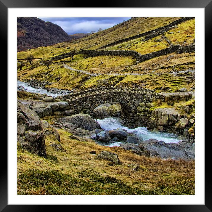 Stockley Bridge Framed Mounted Print by Northeast Images