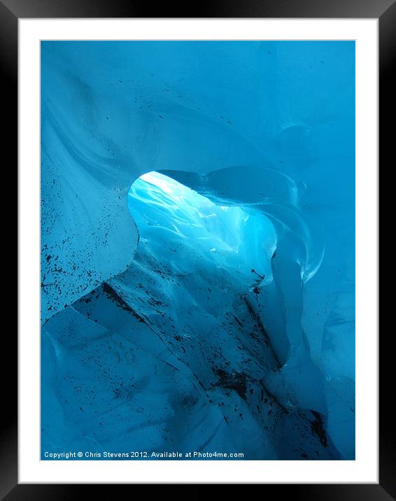 As Cold As Ice Framed Mounted Print by Chris Stevens
