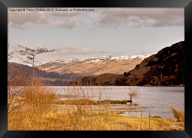 Ullswater - Lake District Cumbria Framed Print by Trevor Kersley RIP