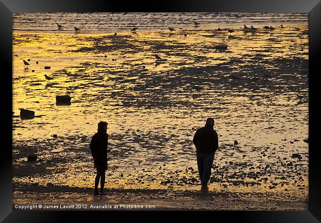 At The End Of The Day Framed Print by James Lavott