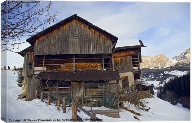 The wood store Canvas Print by Steven Plowman