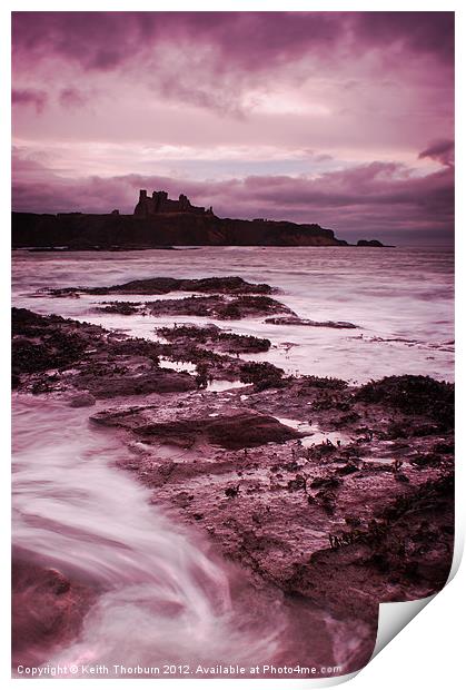 Moody Tantallon Print by Keith Thorburn EFIAP/b