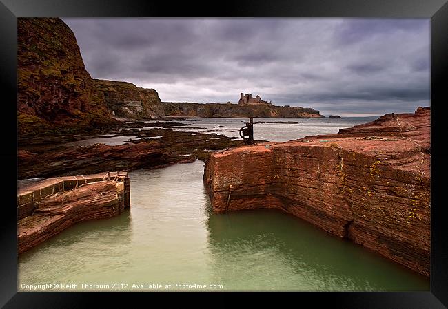 View of Tantallon Castle Framed Print by Keith Thorburn EFIAP/b
