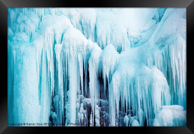 World of Ice Framed Print by Daniel Zrno