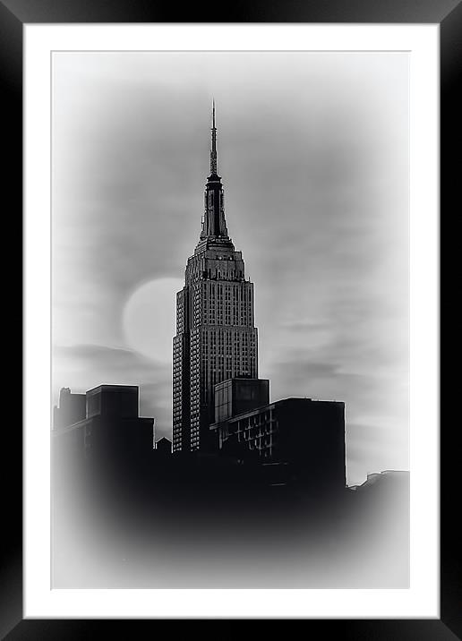 MY NEW YORK Framed Mounted Print by Tom York