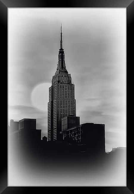 MY NEW YORK Framed Print by Tom York