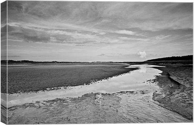 Time for Reflection in Holkham Canvas Print by Paul Macro