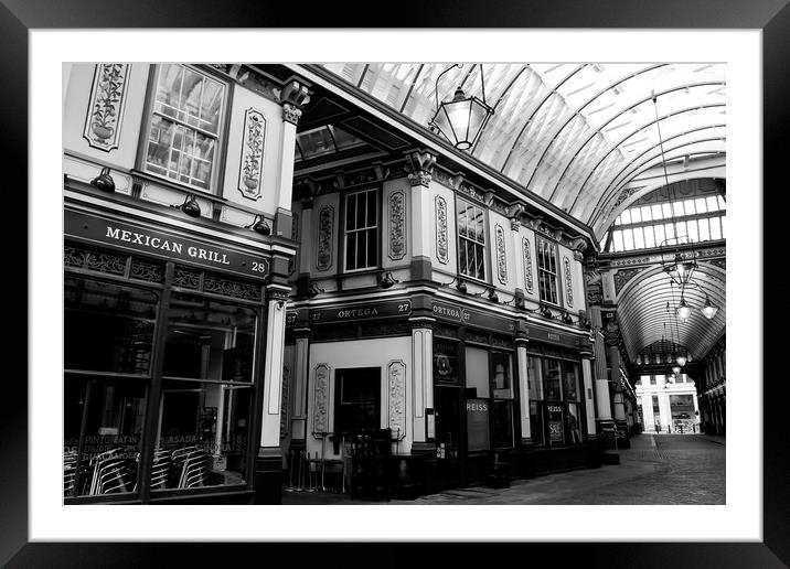 Leadenhall Market London Framed Mounted Print by David Pyatt