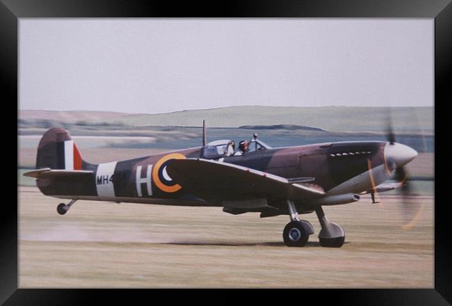 Spitfire Mk.IX Framed Print by Edward Denyer