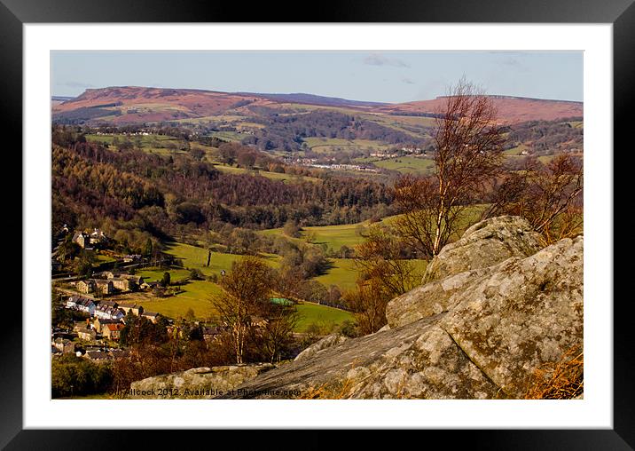 Derwent Valley, Derbyshire. Framed Mounted Print by Gill Allcock