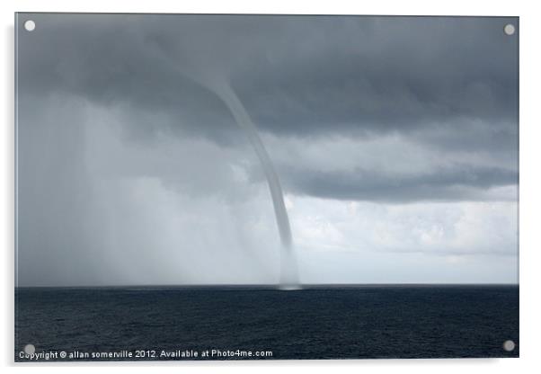 waterspout Acrylic by allan somerville