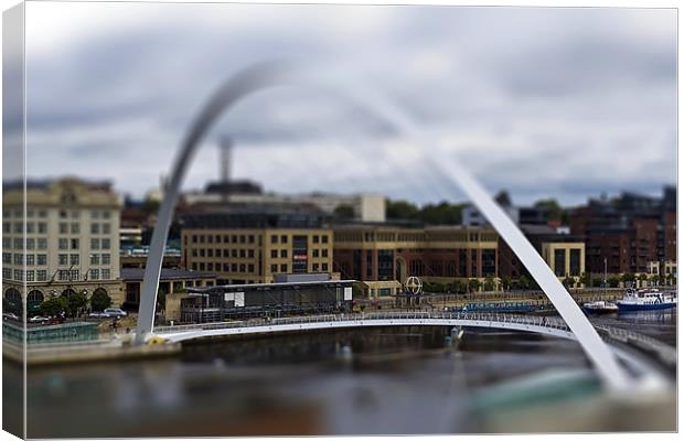Quayside Tilt Shift Canvas Print by Kevin Tate