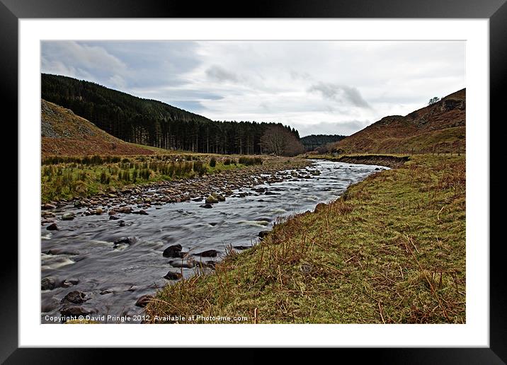 River Breamish II Framed Mounted Print by David Pringle