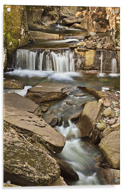 Bracklinn Falls, Callander Acrylic by John Barrie