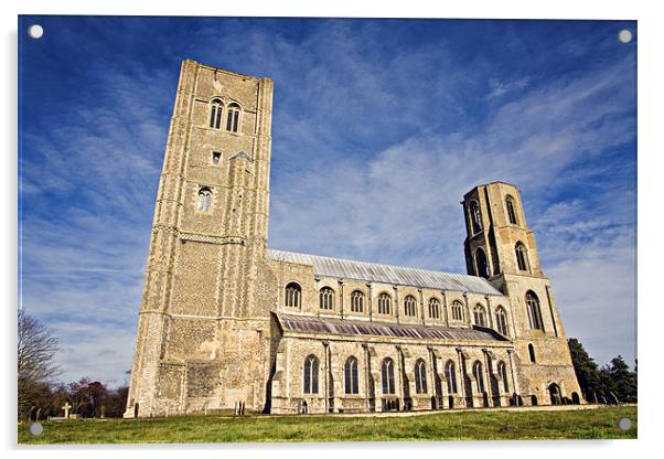 Wymondham Abbey Acrylic by Paul Macro