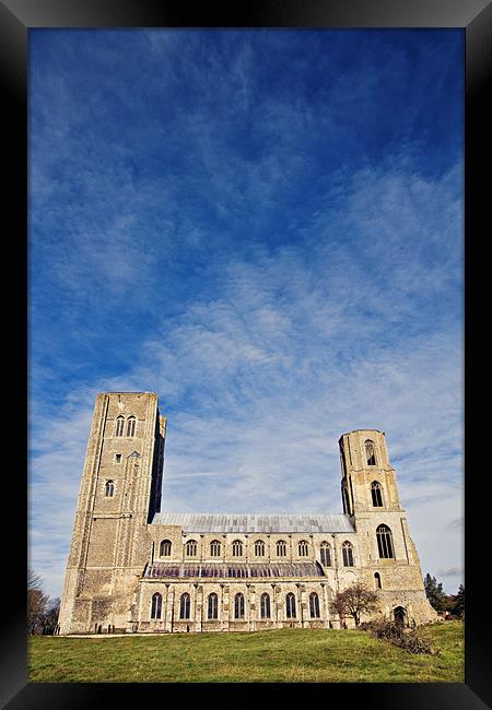 Wymondham Abbey with Big Sky Framed Print by Paul Macro