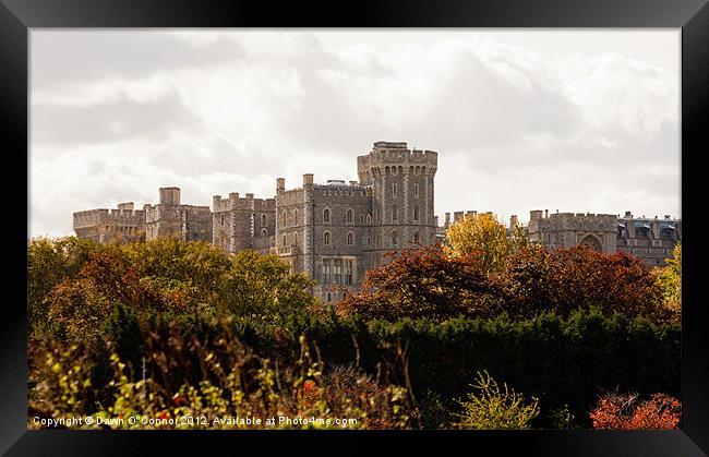 Windsor Castle Framed Print by Dawn O'Connor