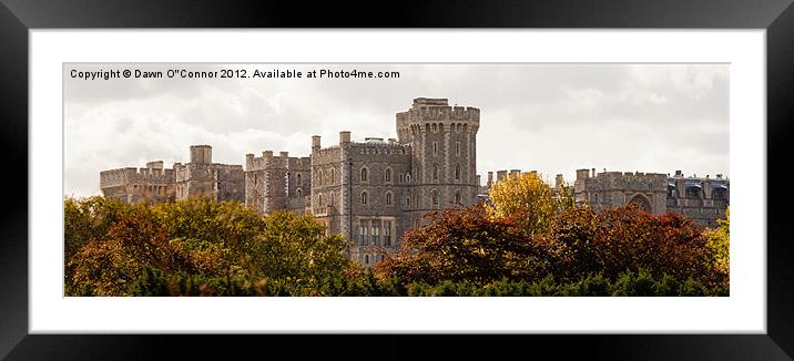 Windsor Castle Framed Mounted Print by Dawn O'Connor
