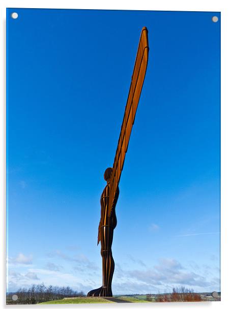 Angel of the North Acrylic by Steve Wilkinson