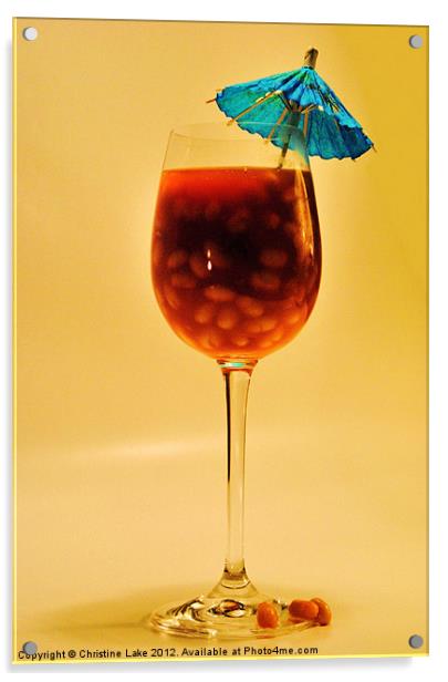 Bake Beans Cocktail Acrylic by Christine Lake