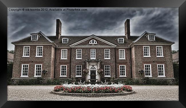 THE CHILSTON PARK HOTEL Framed Print by Rob Toombs