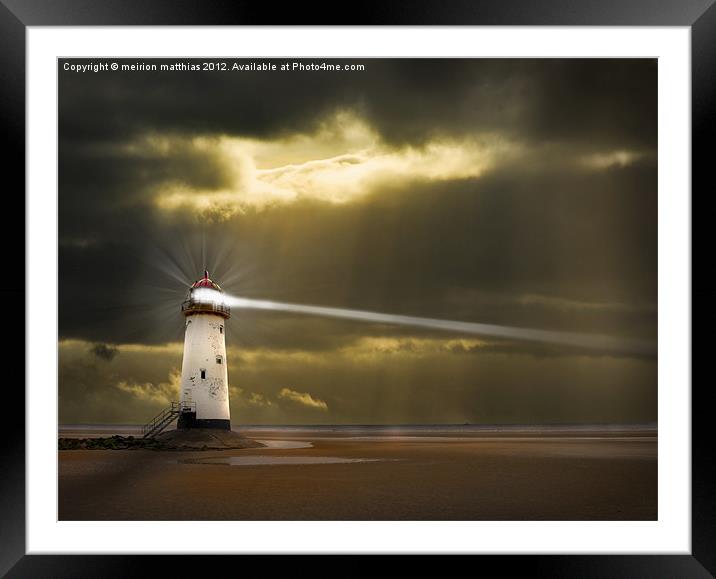 Talacre glory days Framed Mounted Print by meirion matthias