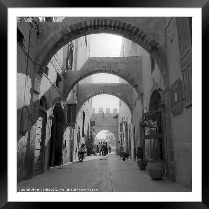 Essaouira Souk Framed Mounted Print by Ian Collins