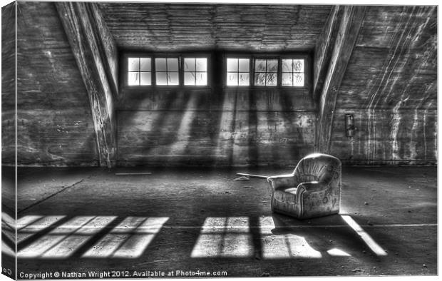 Sofa rays Canvas Print by Nathan Wright