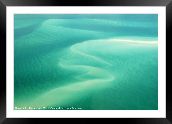 Coral Sea Barrier Reef Framed Mounted Print by Mandy Rice