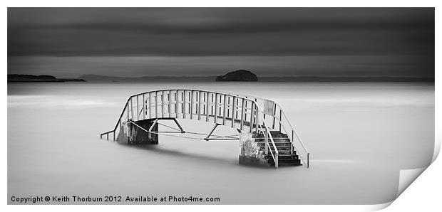 Dunbar Bridge at Sea Print by Keith Thorburn EFIAP/b
