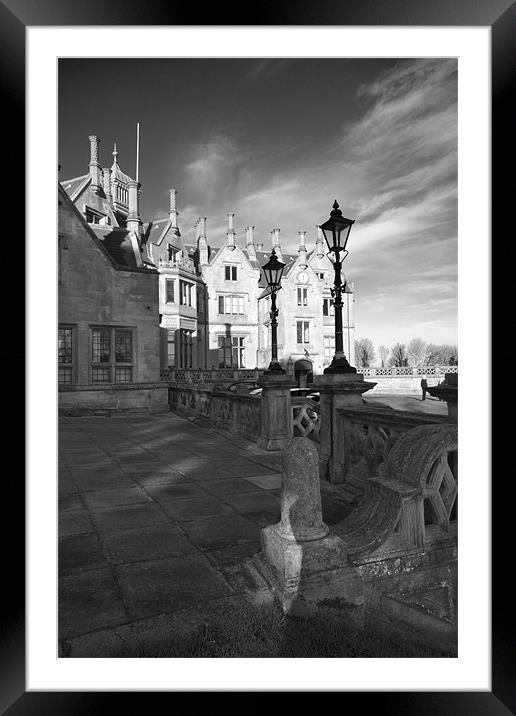 Brownlow in Black and White Framed Mounted Print by David McFarland