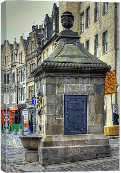 The West Bow Well Canvas Print by Tom Gomez