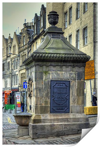 The West Bow Well Print by Tom Gomez