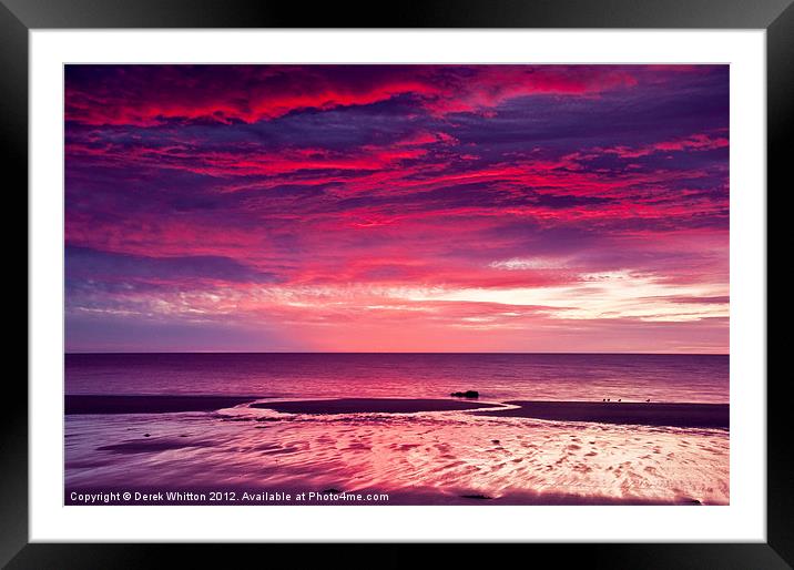 Glorious Dawn Framed Mounted Print by Derek Whitton