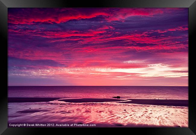 Glorious Dawn Framed Print by Derek Whitton