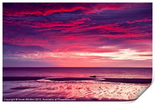 Glorious Dawn Print by Derek Whitton