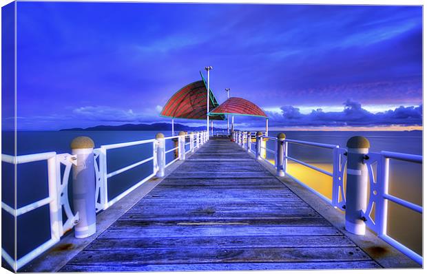 Peering Into The Dawn Canvas Print by Luke Griffin