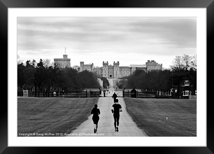 Windsor Castle Framed Mounted Print by Doug McRae