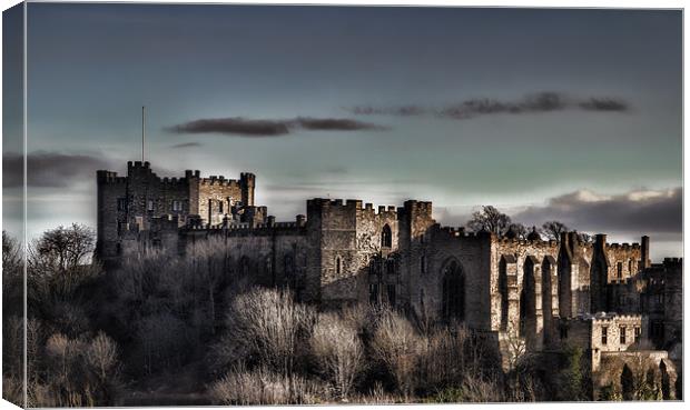 Durham Castle at Dusk Canvas Print by Kevin Tate
