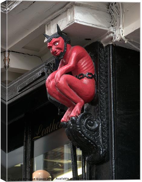 Devil in Stonegate Canvas Print by Robert Gipson