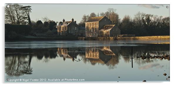 Carew Tidal Mill Acrylic by Creative Photography Wales