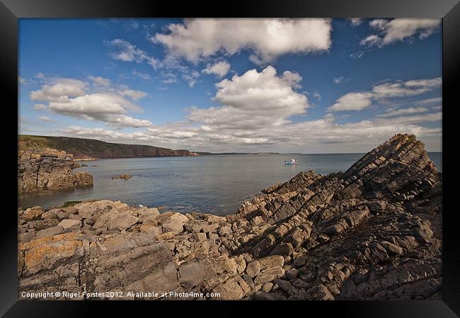 Stackpole Quay Framed Print by Creative Photography Wales