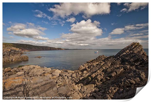 Stackpole Quay Print by Creative Photography Wales