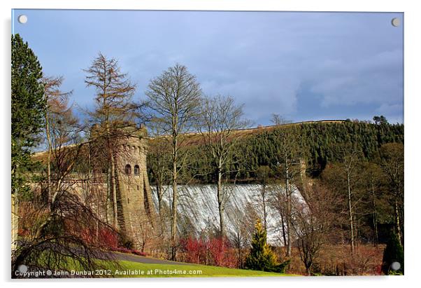 Howden Dam Acrylic by John Dunbar