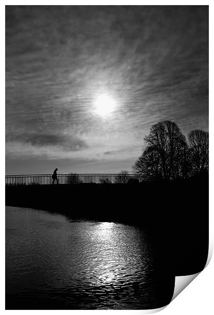 Silhouette Print by Northeast Images
